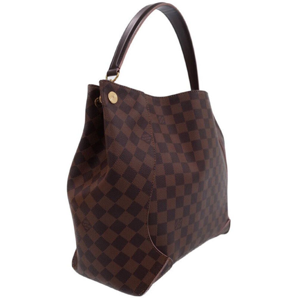 Louis Vuitton Damier Ebene Brown Kaisa Hobo Semi Shoulder Bag - Picture 2 of 8